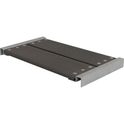 Plus Bank 60x36cm grau 60 x 36 cm Pflanzkasten