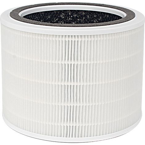 Filtro aria di ricambio per purificatore d'aria Core 200S, con tecnologia HEPA e carboni attivi, contro allergie, fumo, polvere e polline. Core 200S-RF, colore bianco. (1/5)