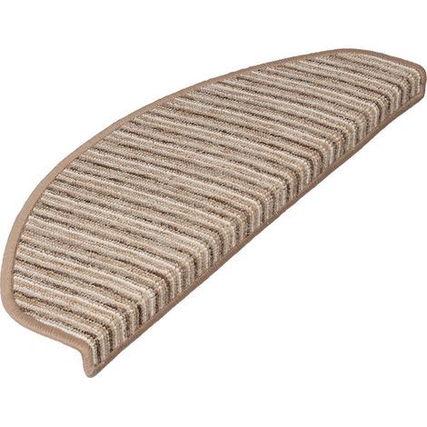 Stufenmatte Trier Beige 19 x 56 cm Halbrund