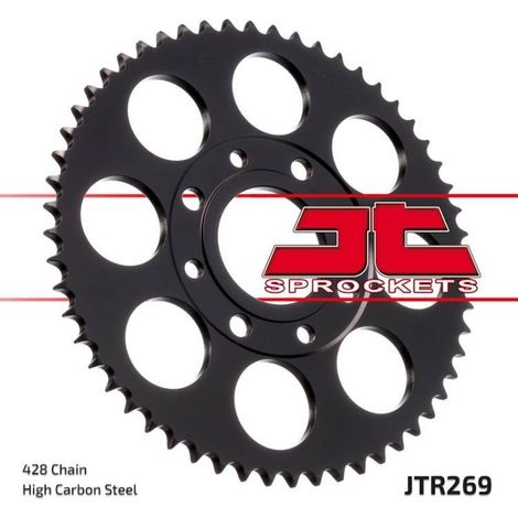 Corona posteriore in acciaio JT R269.34, 34 denti, misura 428 (1/2)