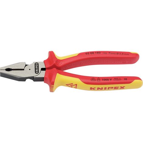 Draper Knipex 02 08 180UKSBE VDE Fully Insulated High-Leverage Combination Pliers (180mm) – Model 32015 (1/5)