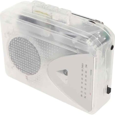 Lecteur De Cassette - Radio AM FM Intégrée - Conversion MP3 - Haut-Parleurs Intégrés - Alimentation USB Et Piles AA - 1 Pièce (1/5)