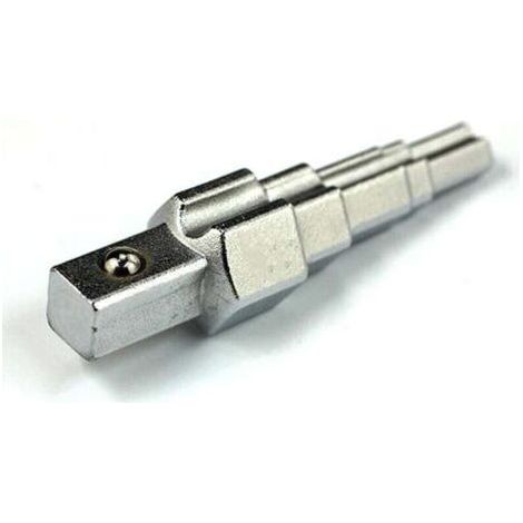 Multi-use stepped wrench Tightening/disassembly Ratchet, for radiator/faucets/piping DIYers, plumbers (1/4)