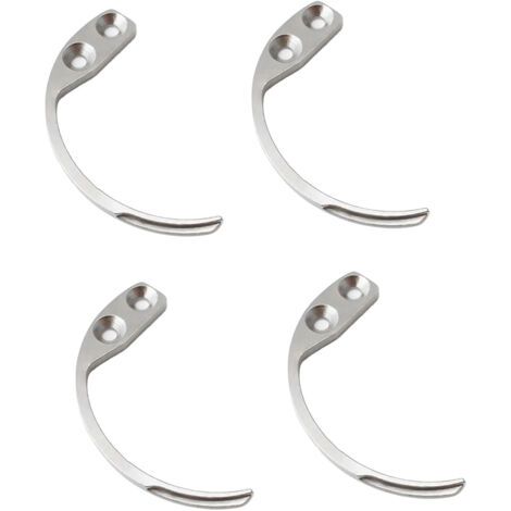 BUNTHAUS lot de 4 Detacher Antivol Crochet, Crochet Antivol, Détacheur Antivol Portable en Alliage d'Aluminium Outil de Sécurité Polyvalent pour Retirer Étiquettes de Protection