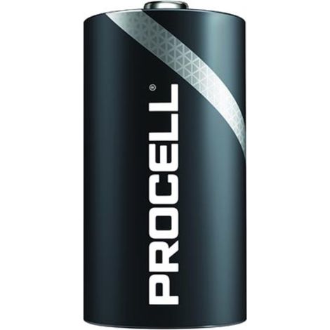 Boîte de 10 piles alcalines industrielles Procell LR20 (D) (1/3)