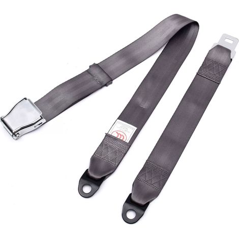 Cinturón de seguridad ajustable de dos puntos para aviones, cable de asiento, cinturón de seguridad de dos puntos para automóviles