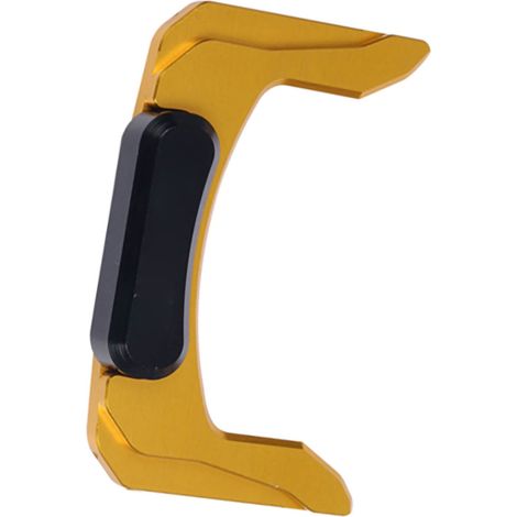 (Exclusivité Asie du Sud-Est) Convient pour Yamaha NMAX155/125 : cache décoratif de protection en alliage d'aluminium, style doré, pour interrupteur électrique 20-21. (1/2)