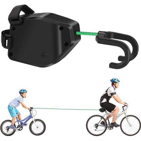 Set di corda elastica da traino per mountain bike per bambini con borsa per il trasporto (2,5 m, capacità di carico 227 kg) (1/5)
