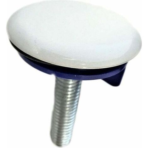 Cache trou blanc lavabo diam 50mm