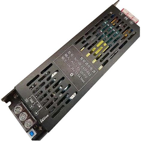 Contrôleur de ruban LED 300 W, transformateur d'éclairage DC24V, variation d'intensité intelligente, commande vocale et application Bluetooth (1/5)