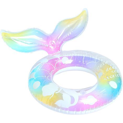 Mermaid float, inflatable float for children and adults, 32 kg