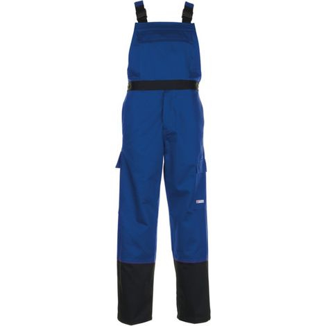 PLANAM Weld Shield Latzhose 5531 kornblau/schwarz Gr. 54 (1/5)