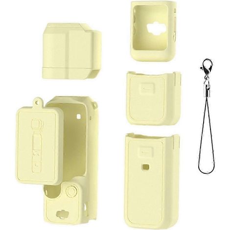 Ensemble de 3 étuis de protection en silicone comprenant un étui de protection pour le corps, un cache-objectif et des étuis avec poignée BP2025041100811 (1/5)