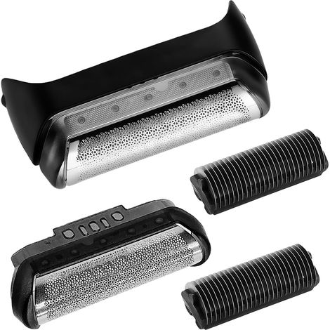 2Set Tête de Rechange Pour Rasoir Homme, Rechange Pour Rasoir Electrique Compatibles with Série 10B / 20B 1 190 180 170, Grille de Rasage de Précision en Acier Inoxydable Installation Rapide (1/5)