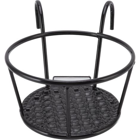 Étagère à fleurs pour balcon, support suspendu en fer forgé pour pots de fleurs, rambarde, support pour pothos, étagère de rangement d'intérieur (1/5)