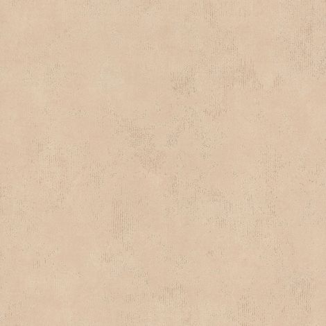 Papier peint rétro pour salle de bain | Paper peint intissé marron clair avec motif | Tapisserie moderne uni idéale cuisine - 10,05 x 0,53 m (1/5)