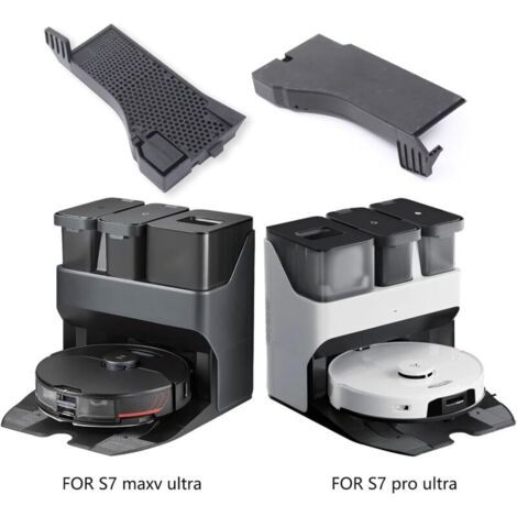 Brosses d'entretien et accessoires de filtre à eau, compatibles avec les stations d'accueil Roborock S7 Pro Ultra et S7 MaxV Ultra, nettoyage automatique. (1/3)