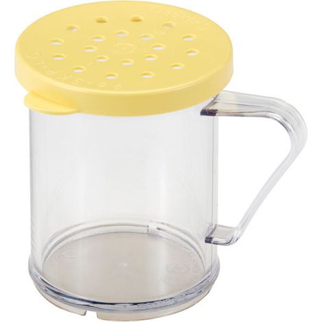 Saupoudreuse avec couvercle à fromage - 10.9 x 8 x 9.6 cm - Lot de 12 - Cambro
