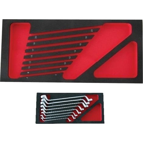 MODULO EVA VACIO PARA 8 LLAVES ESTRELLA ACODADA 6-22mm (1/2)