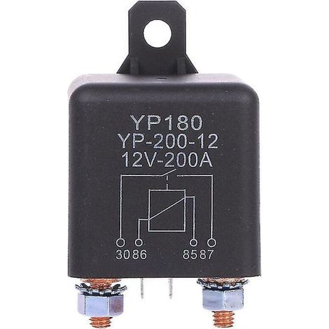 CREA Commutateur automobile de Type continu de moteur de camion de relais de voiture de puissance élevée de cc 12v 200a