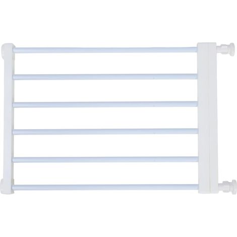 Short Pet Gate, Low Profile Dog Gate, Extendable and Adjustable, Self-Locking Indoor Gate for Doors, Stairs, Windows, Kitchens, None (1/5)