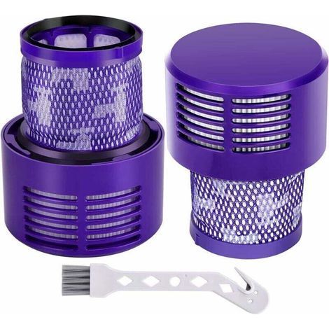 Filtre HEPA pour aspirateur Dyson V10 – 2 filtres de remplacement – Élimine 99,97 % de la poussière – Compatible V10 Absolute Animal Motorhead - DY-969082-01 (1/5)