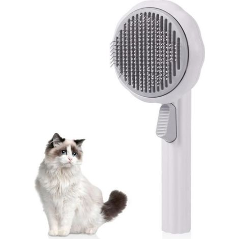 Brosse de toilettage chat et chien Pour enlever les poils morts et les enchevêtrements animaux de compagnie avec poils longs ou (1/4)