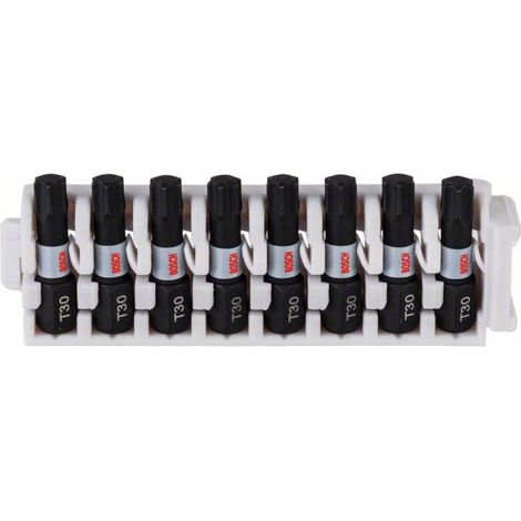 Puntas de inserción Impact Control 8 unidades (8xT30) BOSCH 2608522382