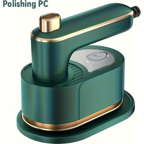 Ce mini fer à vapeur portatif 3 en 1, qui fait également office de fer à lisser portable et de fer à suspendre, est idéal pour défroisser les vêtements et convient aussi bien à la maison qu'en voyage. (1/5)