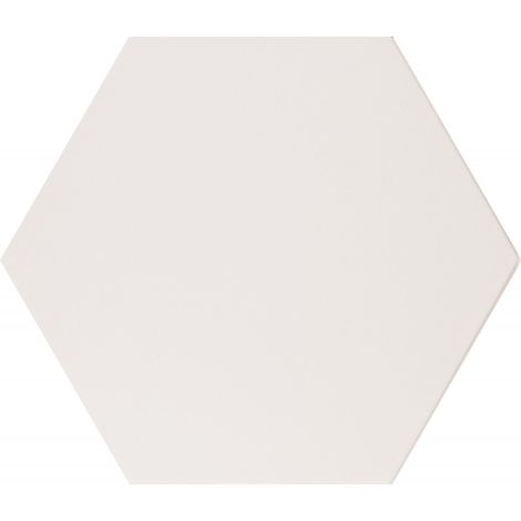Carrelage sol / mur hexagonal blanc mate 26,23 cm ALCHIMIA BIANCO