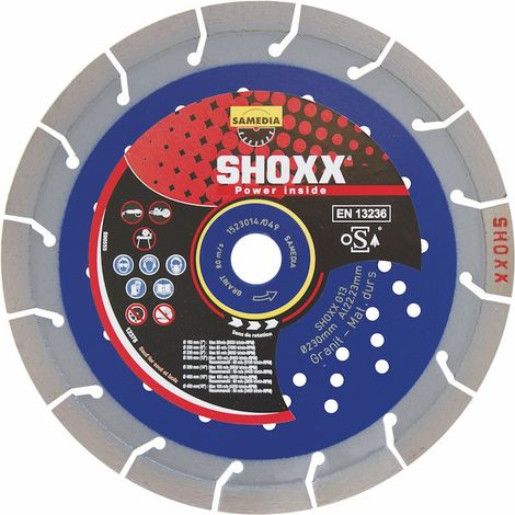 Disque diamant SHOXX G17 POWER - Ø 300 mm - Ø alésage 20 mm - SAMEDIA (1/2)
