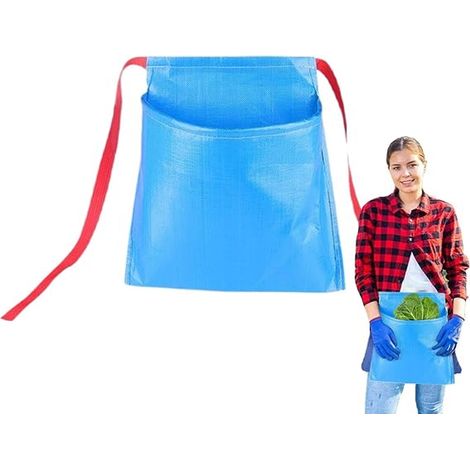(2x Générique Sac De Récolte De Jardin Tablier De Récolte De Baies Imperméable Tablier De Stockage Fruits Jardin Arrière Poulailler Citrouilles (1/5)