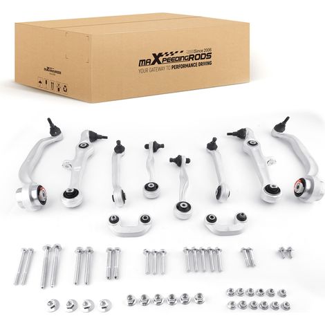 10PCS FRONT SUSPENSION WISHBONES CONTROL ARMS L+R FOR AUDI RS4 S4 B6 B7 8E 8HE (1/4)