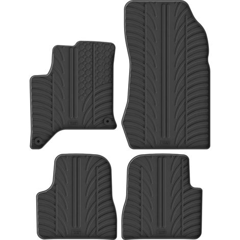 Set tappeti su misura in gomma - compatibile per Lancia Nuova Ypsilon 5p (05/24) automatico, Mhev (1/5)