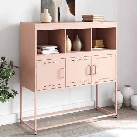 Sideboard Rosa 100,5x39x107 cm Stahl (1/5)