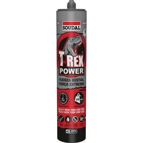 *ult.unidades* sellador t-rex gris 290ml 118693 soudal