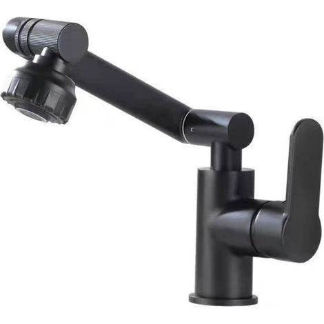 360° drehbarer Wasserhahn-Luftsprudler, multifunktionaler Verlängerungshahn, schwenkbarer Luftsprudler, Wasserhahn-Verlängerung, 2 Wasserablauf-Modi, universelle Luftsprudler für Küche und Badezimmer 