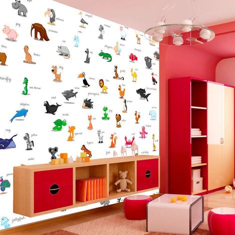 Papier peint animaux pour enfants - 250 x 193 cm (1/4)