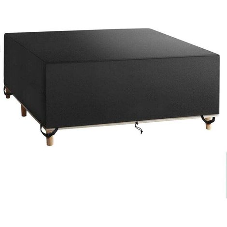 De Protection Salon De Jardin 250x250x90cm, Étanche Robuste Tissu Oxford 420D Housse Protection Table De Jardin Exterieur, Résistance au Vent, Anti-UV