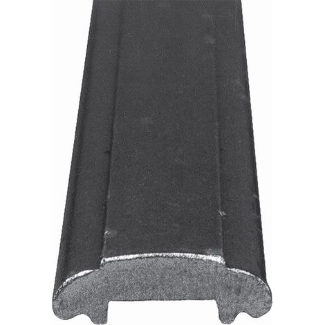 Deco Fer Forge – Main courante creuse en fer forgé 3m – Largeur 45mm – Épaisseur 16mm – À souder pour garde-corps intérieur/extérieur