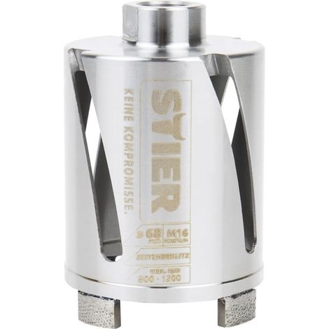 Couronne à sec STIER SuperPro fente latérale / M16 68 mm