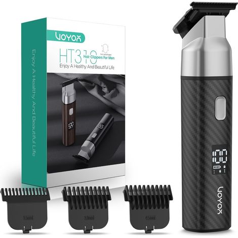 Tondeuse Corps Homme Rechargeable, Rasoir Corps Homme 3 peignes (1/5)