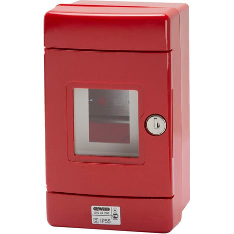 Gewiss centralino stagno per emergenza con guida din 4 moduli en50022 gw42206 (1/3)