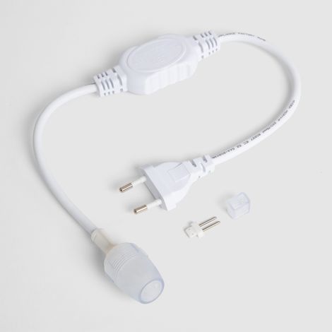 Gleichrichterkabel Anti-Zug für LED-Streifen 220V AC SMD2835 IP65 Breite 12 mm Einfarbig Weiß (1/2)