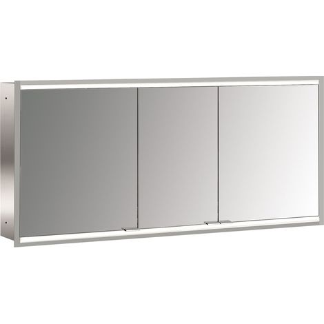 emco prime 2 Armario con espejo iluminado, 1400 mm, 3 puertas,