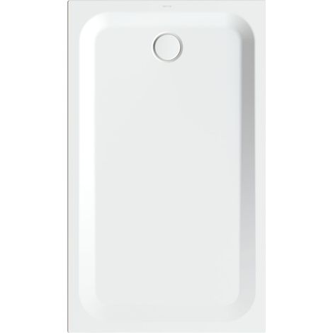 Plato de ducha rectangular BetteUltra, con soporte mínimo de