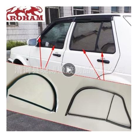 Applicable aux joints d'étanchéité et aux bandes d'étanchéité pour vitrages des anciennes Volkswagen Golf et Jetta King. (1/5)