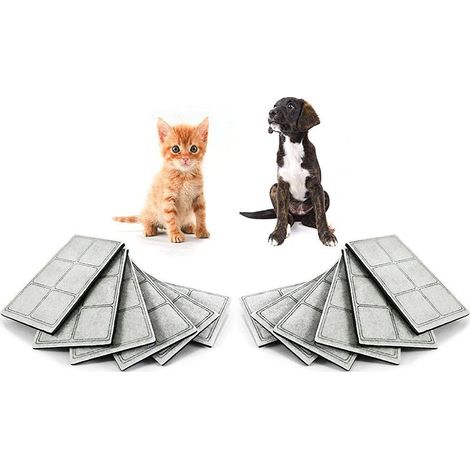 QAZQA 3 Pièces Chien De Compagnie Chats Fontaine d'eau Distributeur d'eau pour Animaux De Compagnie Buveur d'eau Charbon Actif Filtres à Charbon (1/5)
