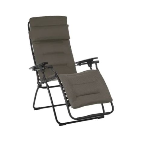 Lafuma Gepolsterte Zero-Gravity-Relaxliege Futura AirComfort® Marron Taupe LFM3120.7057