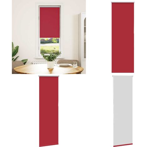 vidaXL Store enrouleur occultant rouge largeur du tissu 45,7 cm (1/5)